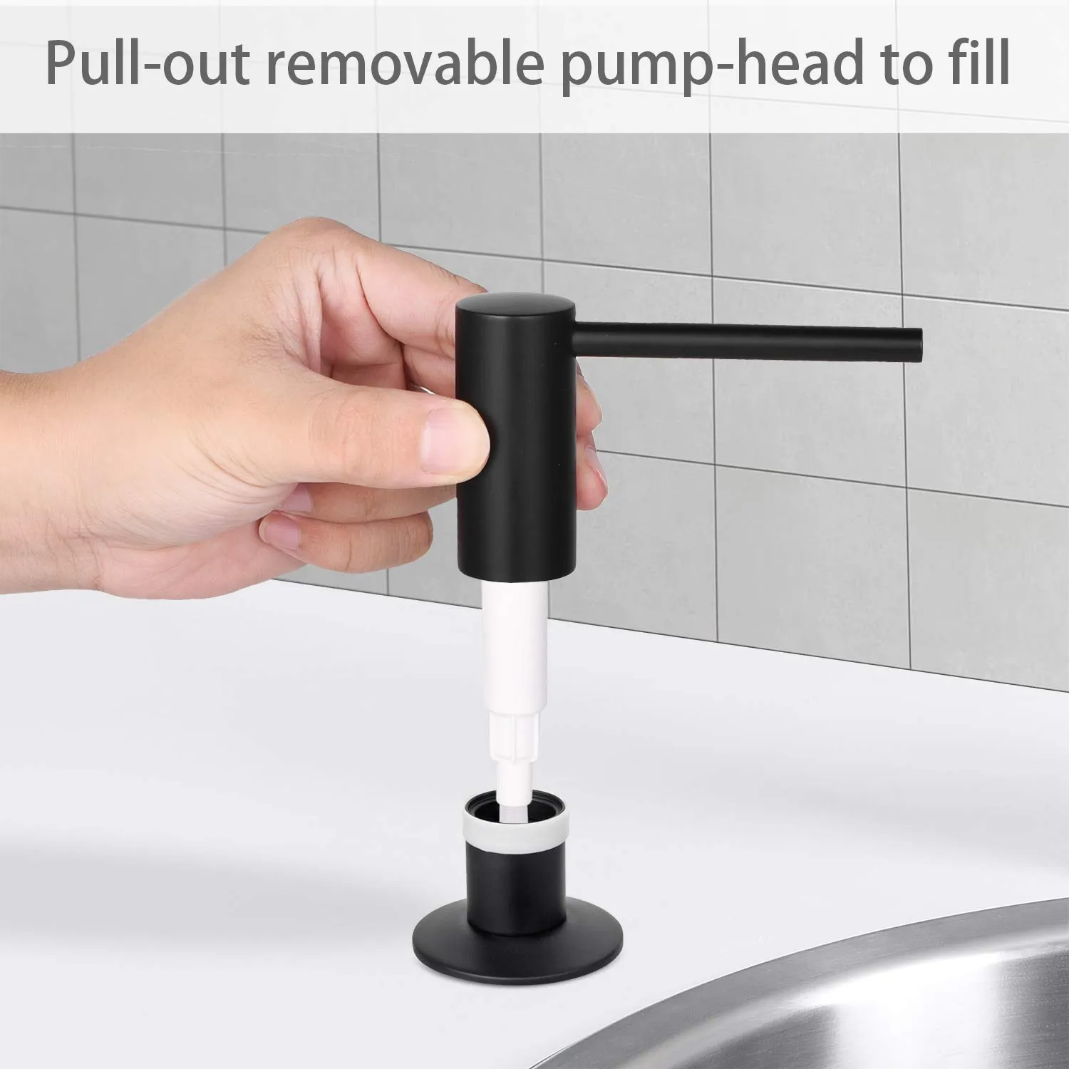 Samodra Sink Soap Dispenser F026 with Bottle