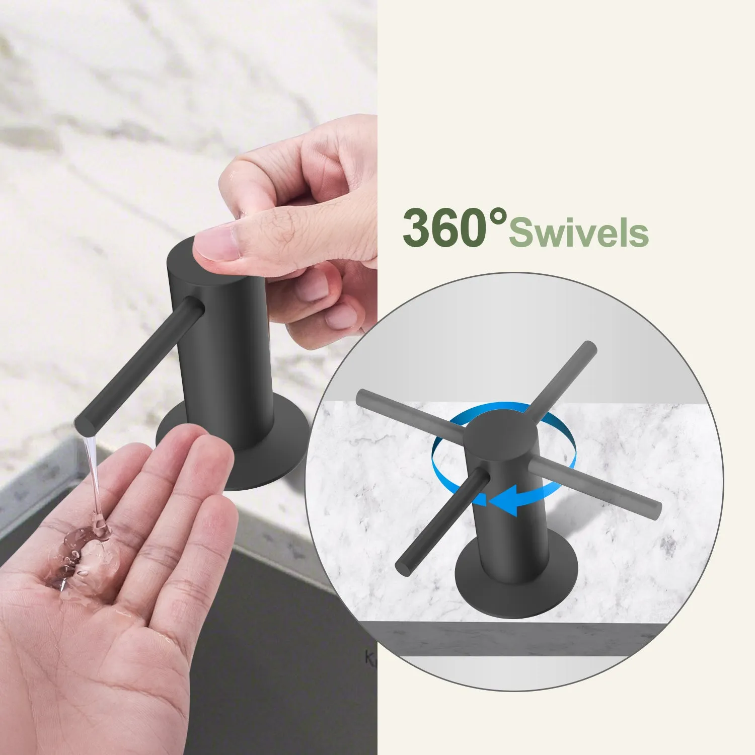 Samodra Sink Soap Dispenser F026 with Bottle
