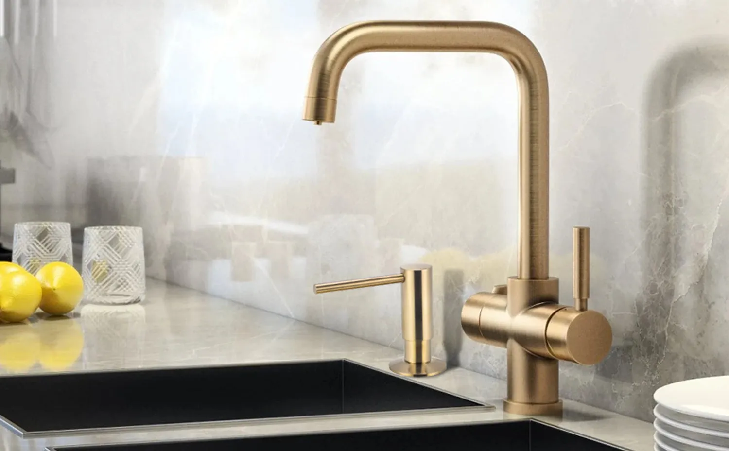Samodra Sink Soap Dispenser F026 with Bottle