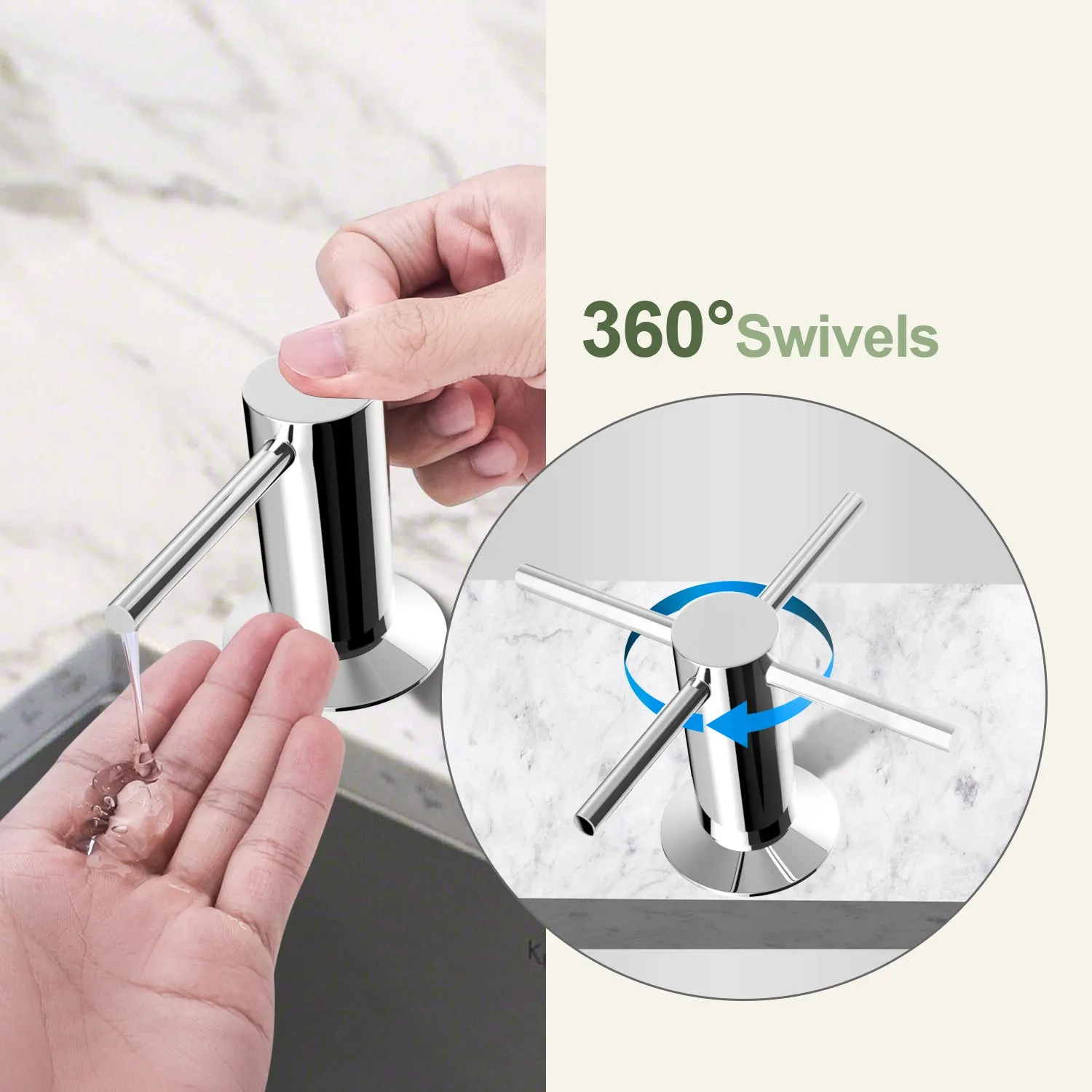 Samodra Sink Soap Dispenser F026 with Bottle