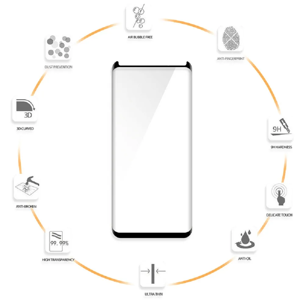 Samsung Galaxy J4 Plus Screen Protector | Full Coverage Tempered Glass