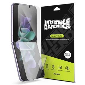 Samsung Galaxy Z Flip 3 Screen Protector| Invisible Defender Full Coverage Film| 2 Pack