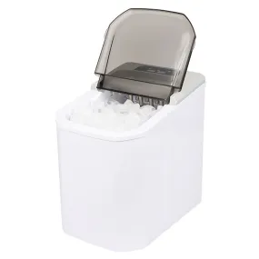Self-cleaning Electric Ice Maker: 33LBS/24Hrs, Bullet Ice, for Home Kitchen, Office, Party