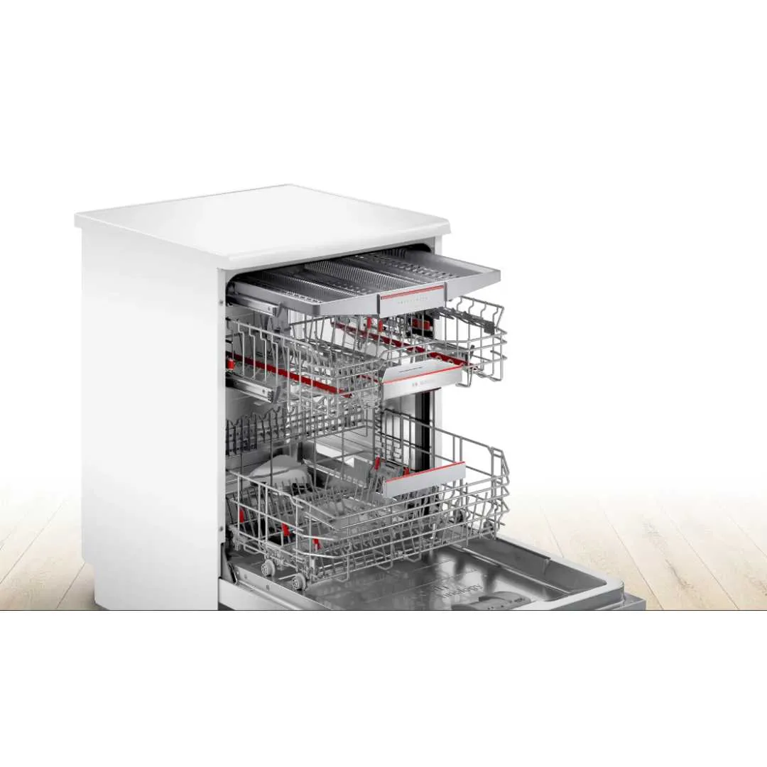 Series 6 SMS6ZCW42E  60cm Free-Standing Dishwasher – 15 Place Settings, Zeolith Drying, Wi-Fi