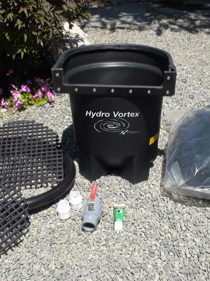 Small Waterfall Filter: Ahi Hydro Vortex™ with 16" Waterfall