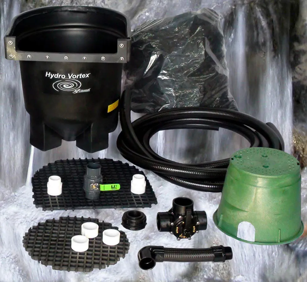 Small Waterfall Filter: Ahi Hydro Vortex™ with 16" Waterfall