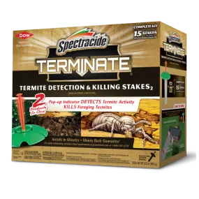 Spectracide Terminate® Termite Detection & Killing Stakes2 15 Count