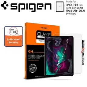 Spigen Premium Tempered Glass Screen Protector for iPad Air 10.9" (4th Gen) - iPad Pro 11 (2nd Gen 2020) - Clear (Barcode : 8809640250354 )