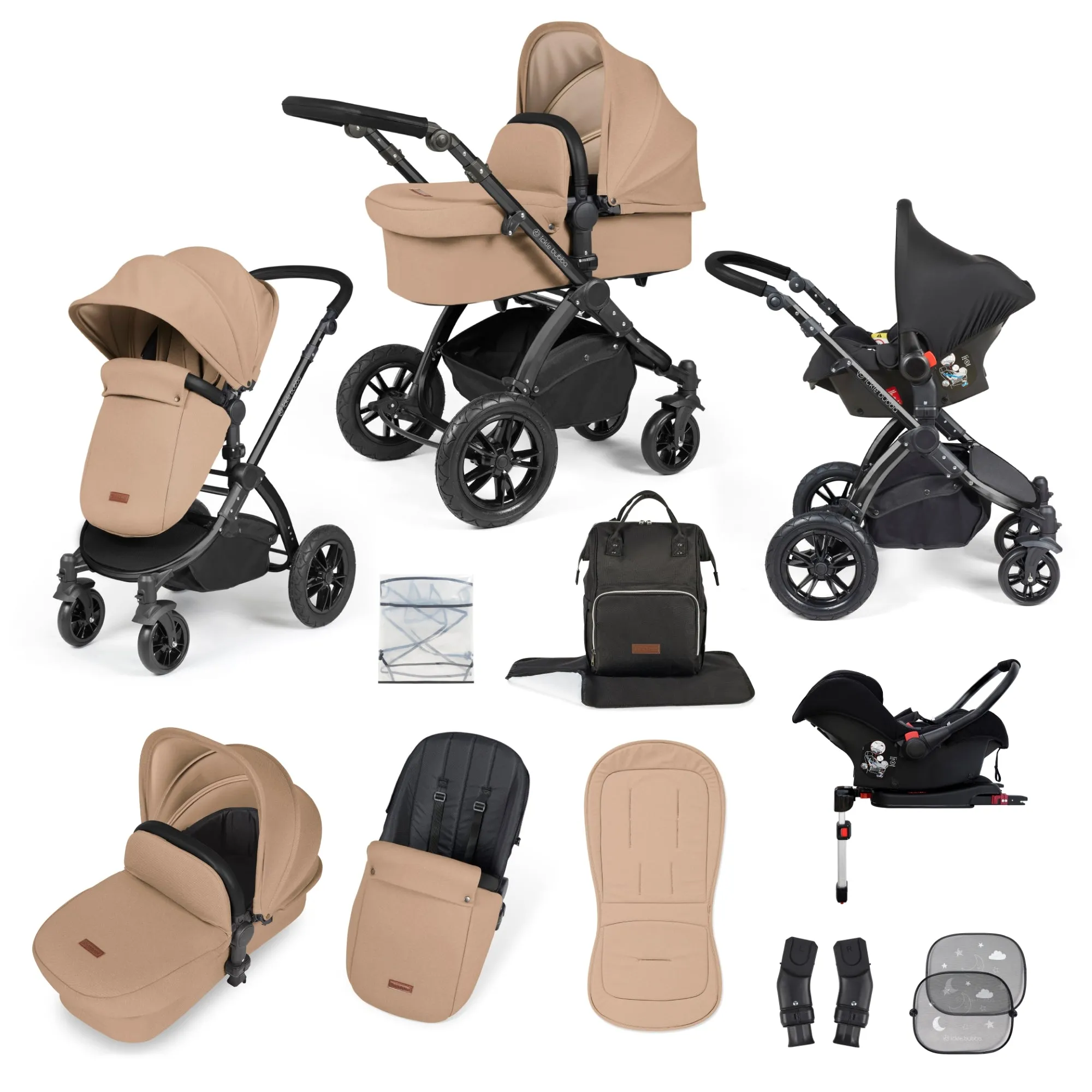 Stomp Luxe All in One Travel System with ISOFIX Base