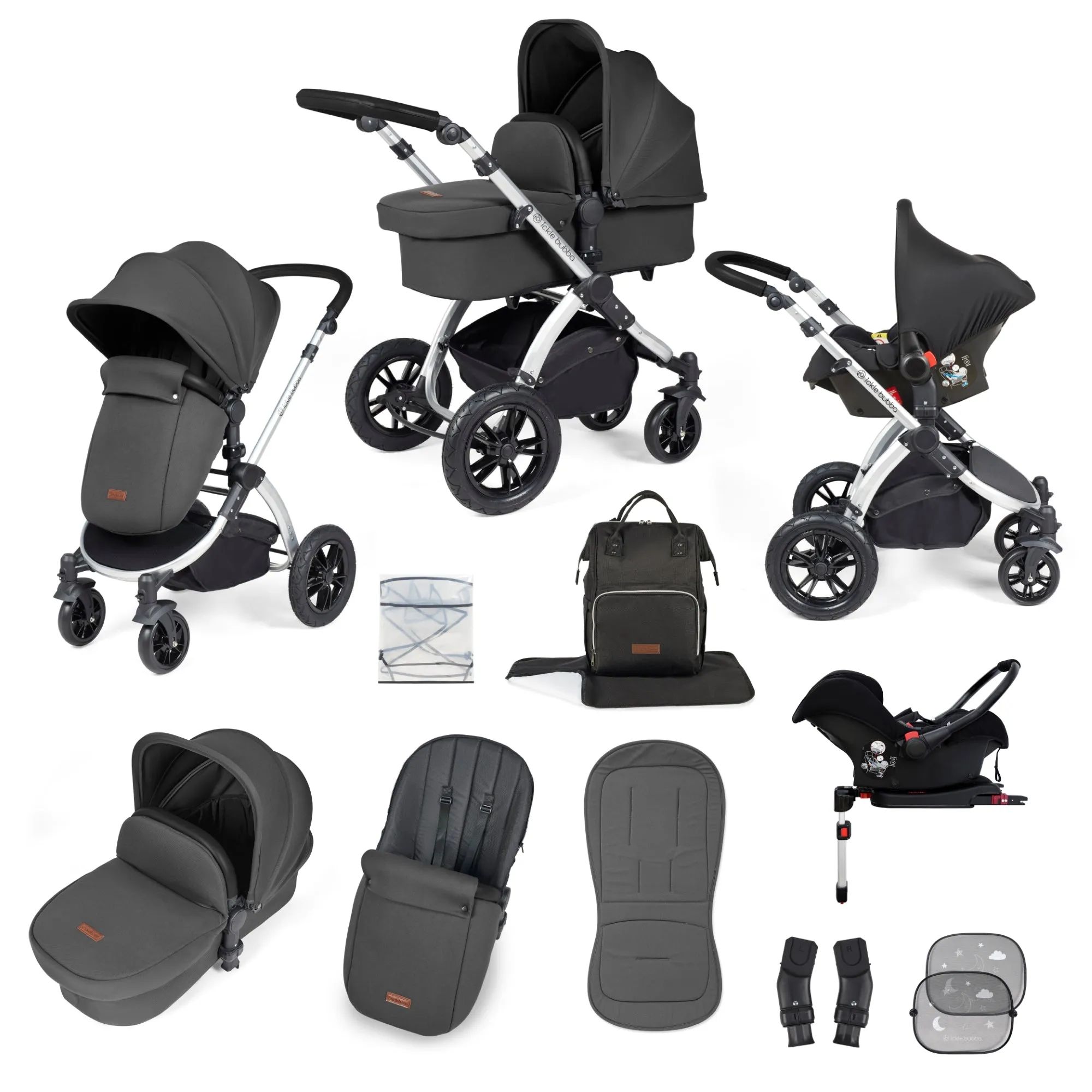 Stomp Luxe All in One Travel System with ISOFIX Base