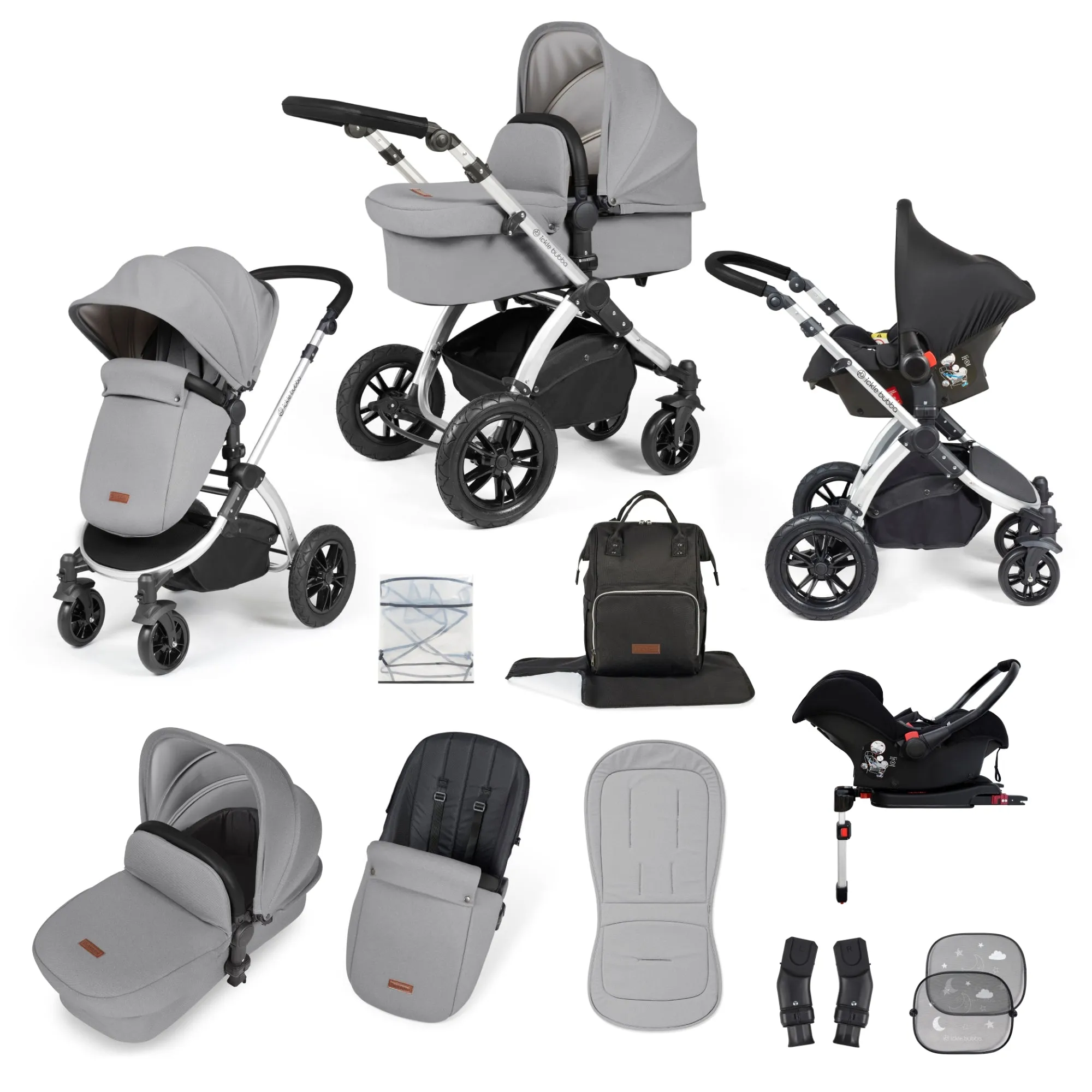 Stomp Luxe All in One Travel System with ISOFIX Base