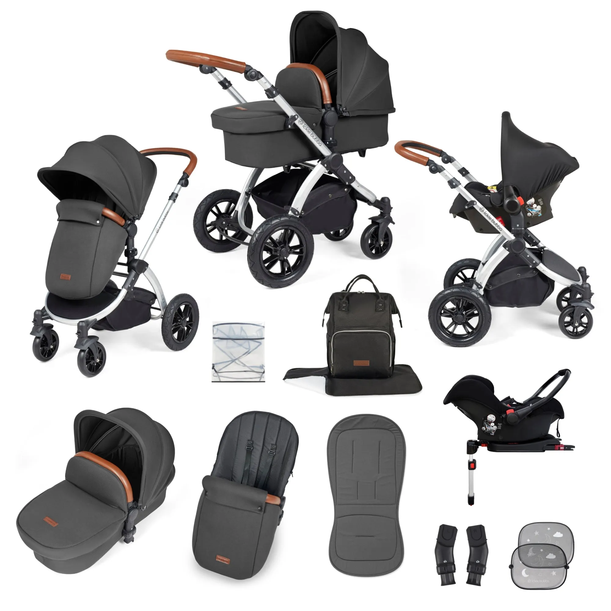 Stomp Luxe All in One Travel System with ISOFIX Base