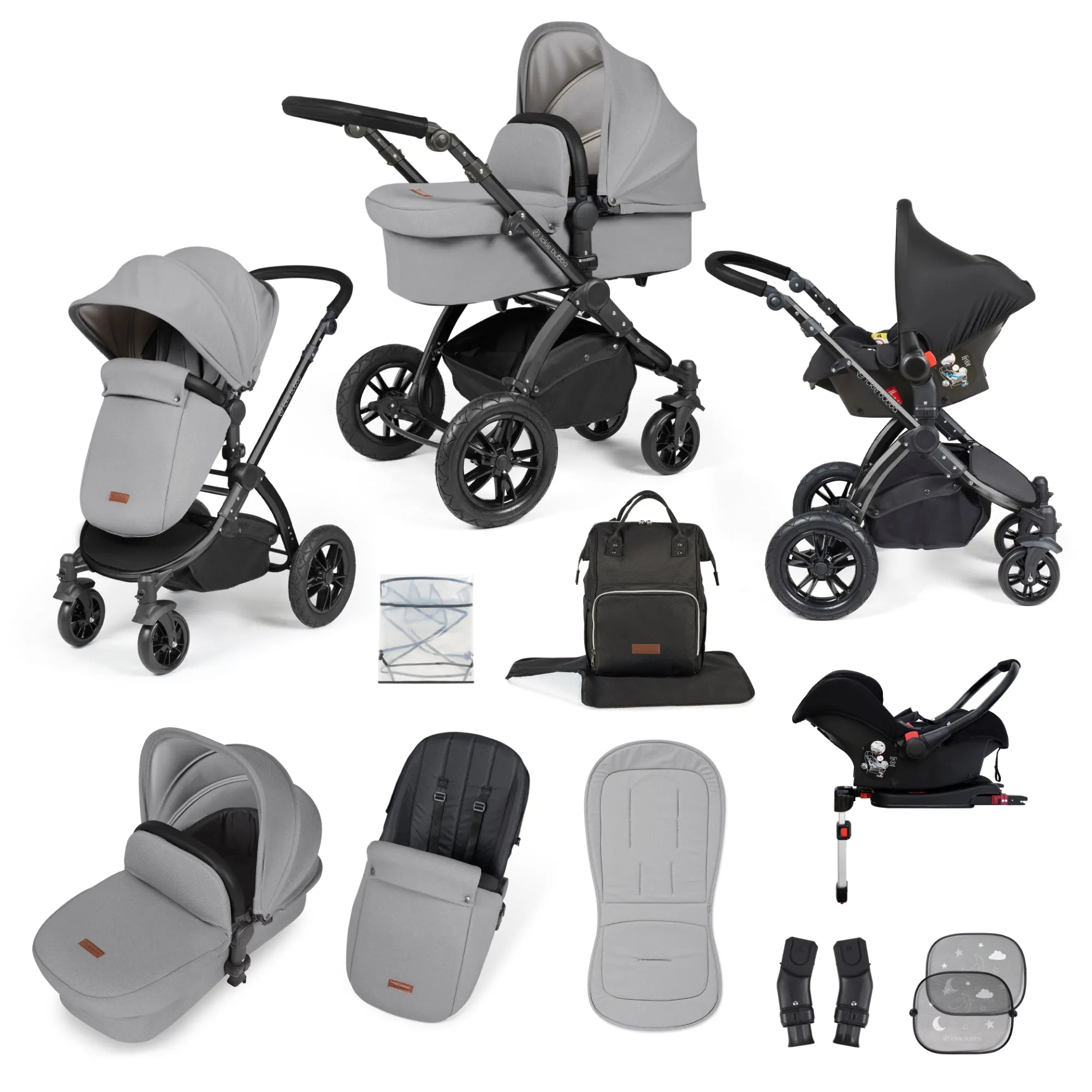 Stomp Luxe All in One Travel System with ISOFIX Base