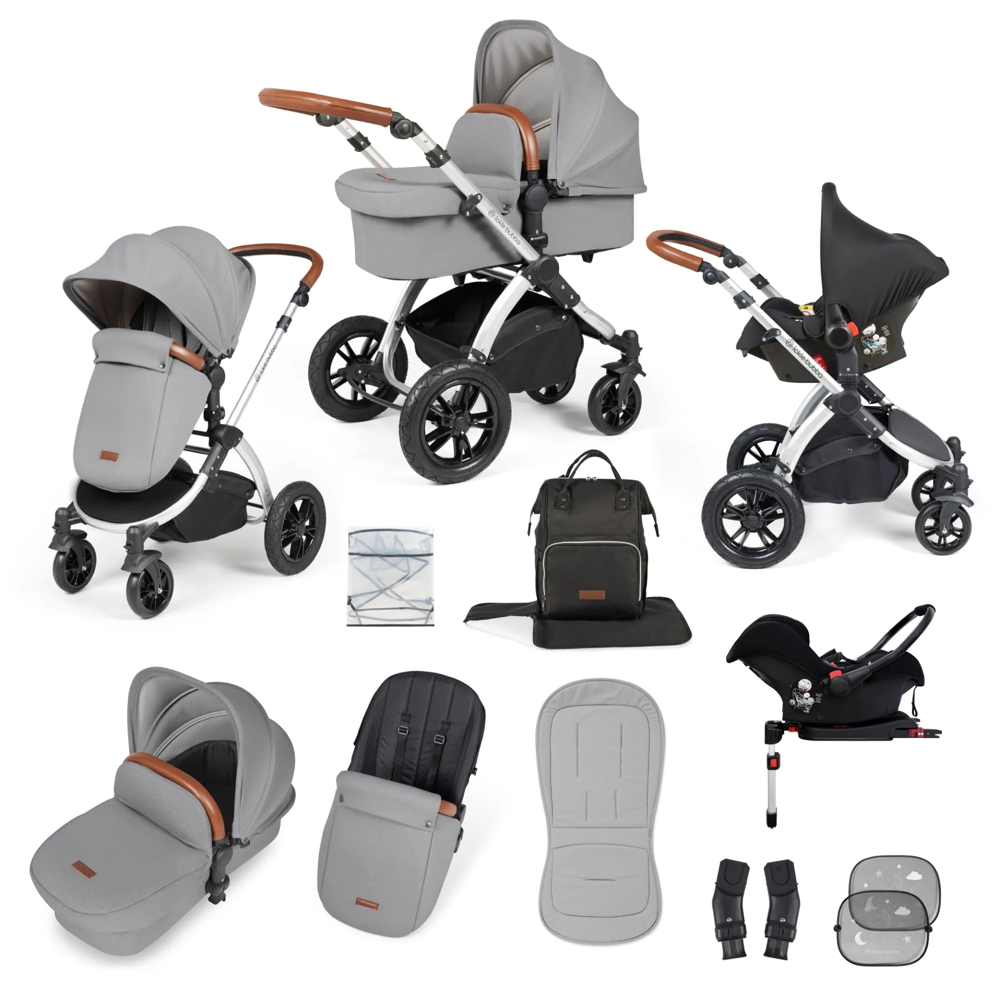 Stomp Luxe All in One Travel System with ISOFIX Base