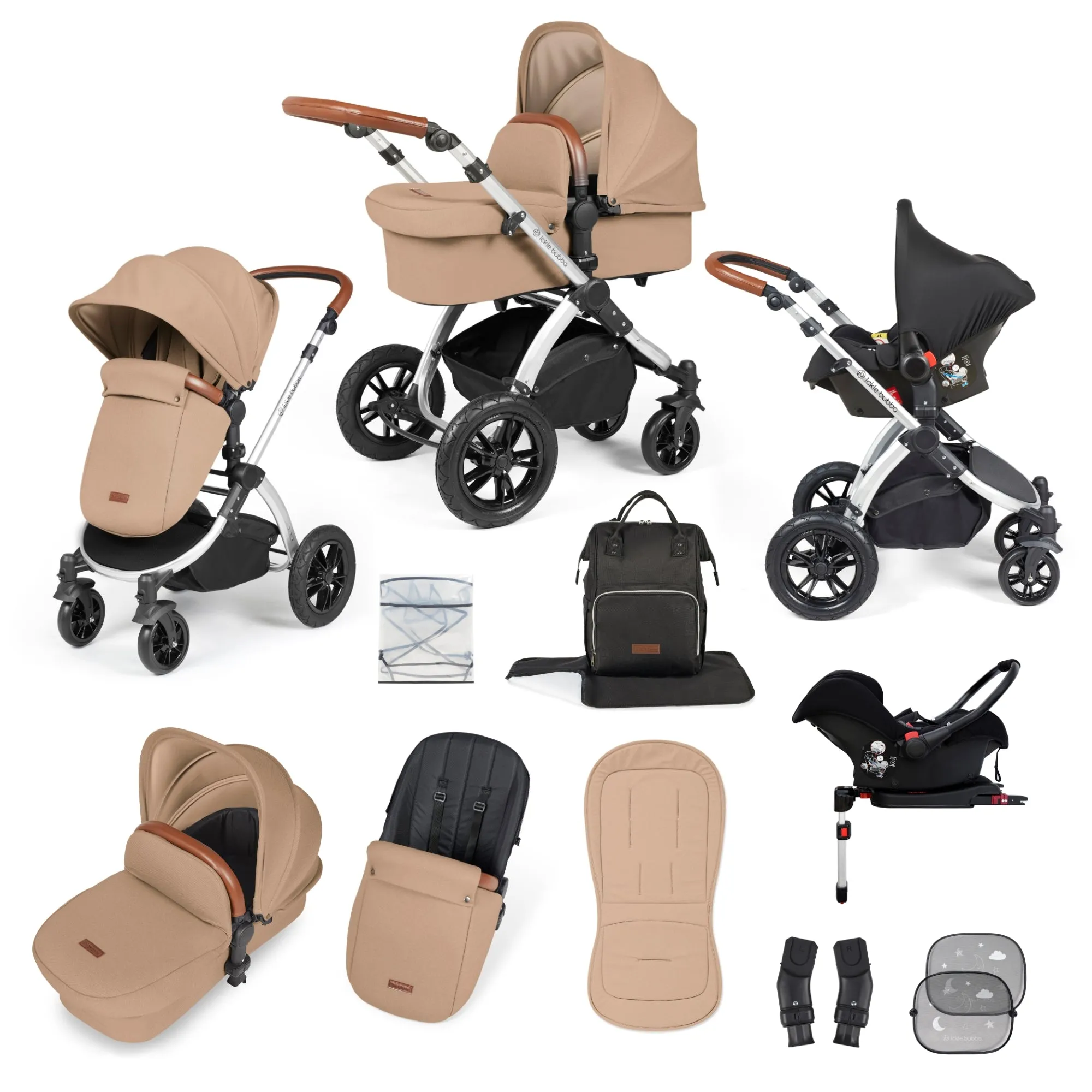 Stomp Luxe All in One Travel System with ISOFIX Base