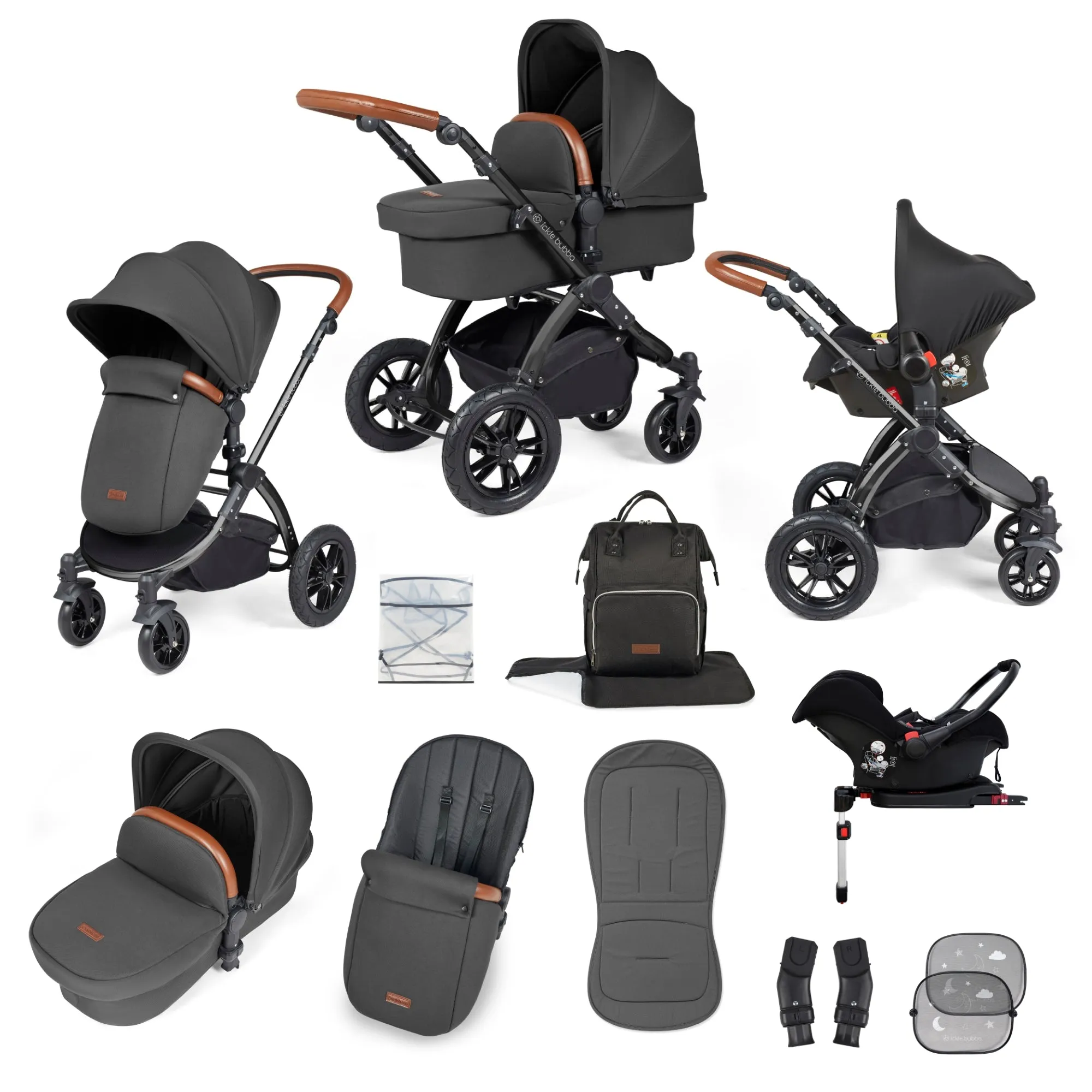 Stomp Luxe All in One Travel System with ISOFIX Base
