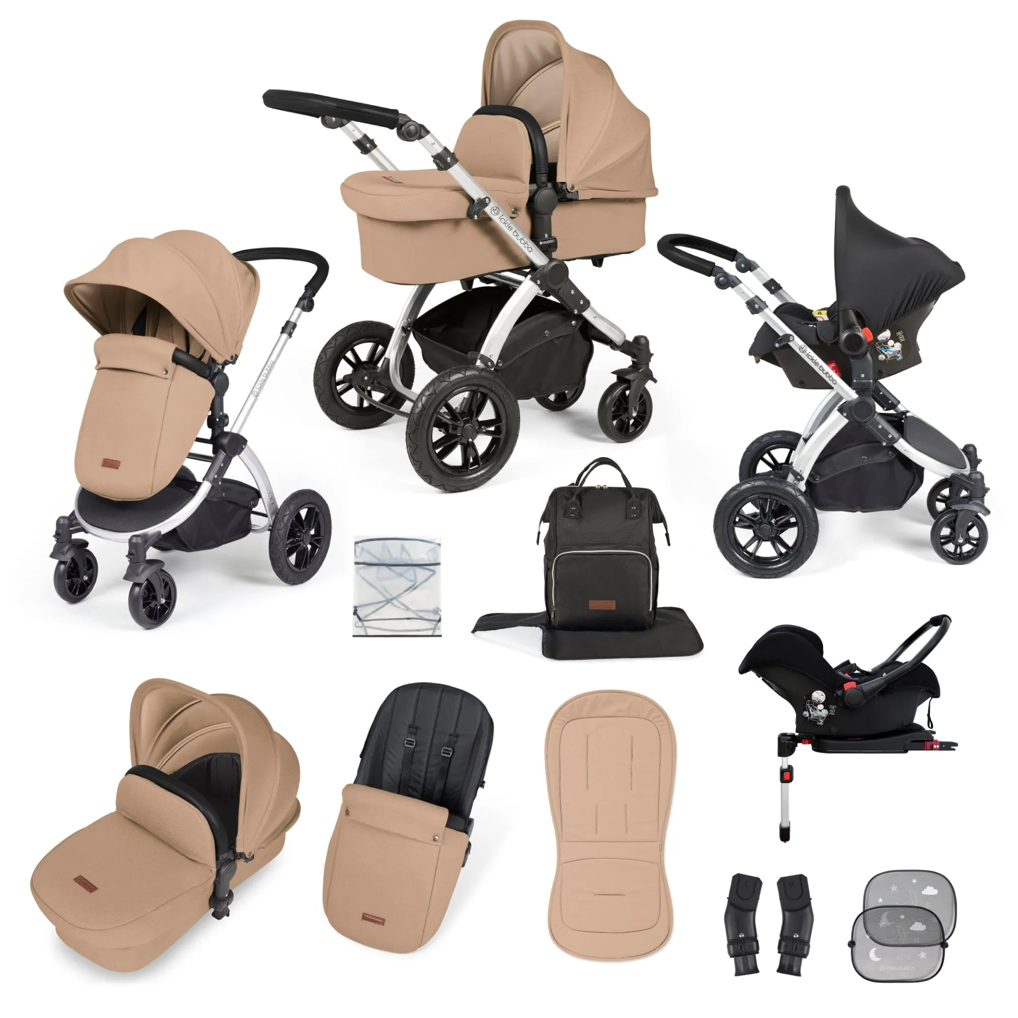 Stomp Luxe All in One Travel System with ISOFIX Base