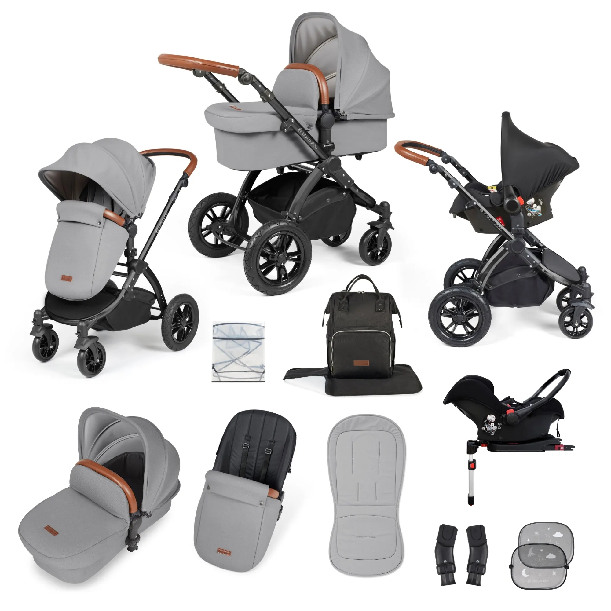 Stomp Luxe All in One Travel System with ISOFIX Base