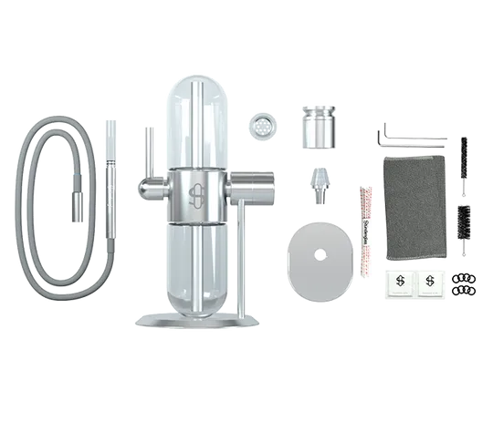 STUNDENGLASS GRAVITY INFUSER (POLISHED SILVER)
