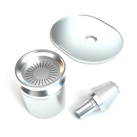 STUNDENGLASS GRAVITY INFUSER (POLISHED SILVER)