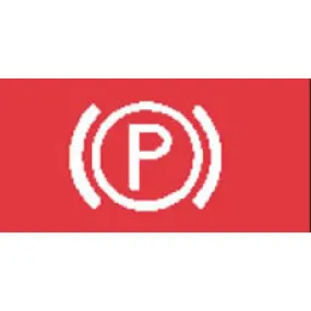 Switch Lens Top Red Parking Brake Pk5