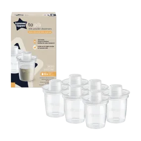 Tommee Tippee Closer To Nature Milk Powder Dispensers x 6