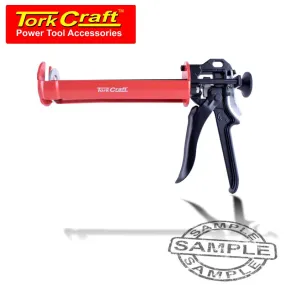 TORK CRAFT CHEMICHAL ANCHOR CAULK GUN 2 COMPONENT COAX 380ML 4000N SILICONE TCCG1360