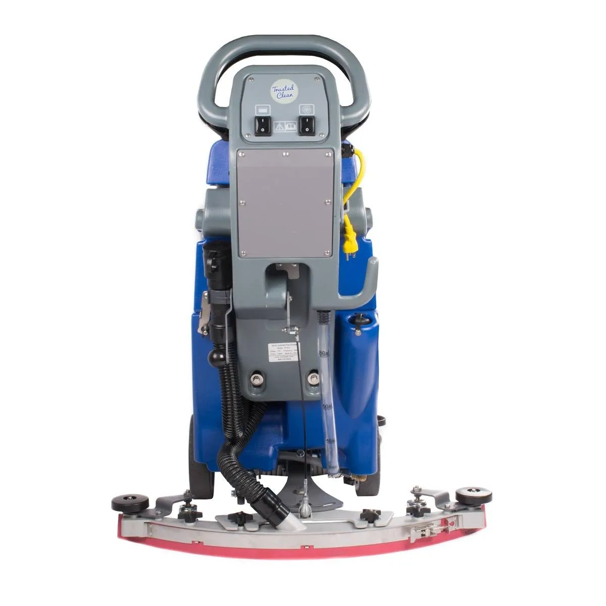 Trusted Clean 'Dura 18HD' Electric Walk Behind Floor Scrubber Package w/ Pads, Chemicals & Accessories
