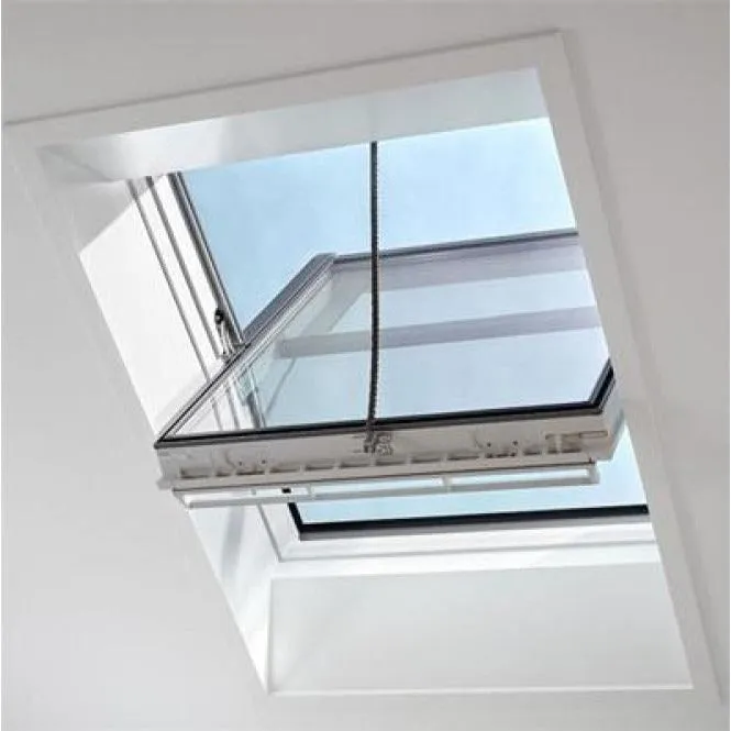 VELUX GGU MK08 S40L01 White Polyurethane Smoke Ventilation System for Slate (78 x 140 cm)