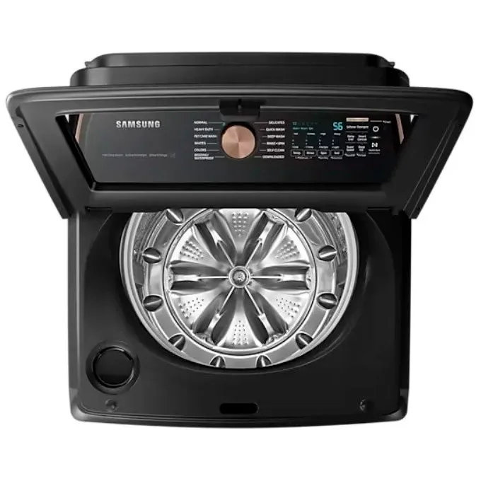 WA54CG7550AV - Washers - Samsung - Top Loading - Black - Open Box