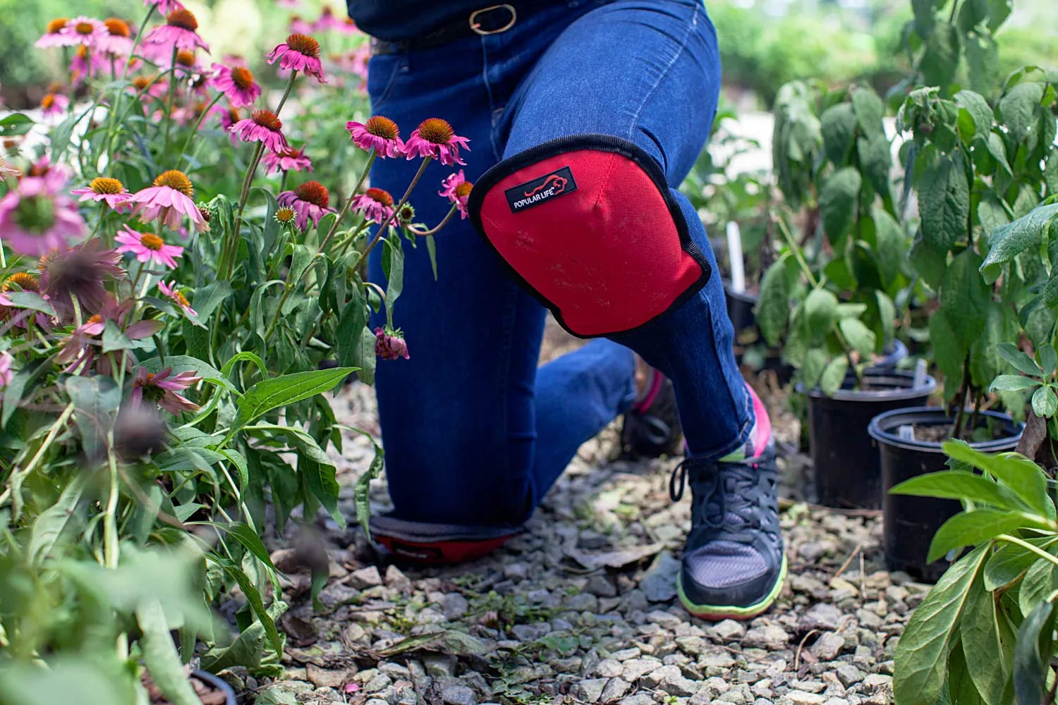 Washable Home & Gardening Knee Pads with Replaceable Foam Pad Insert