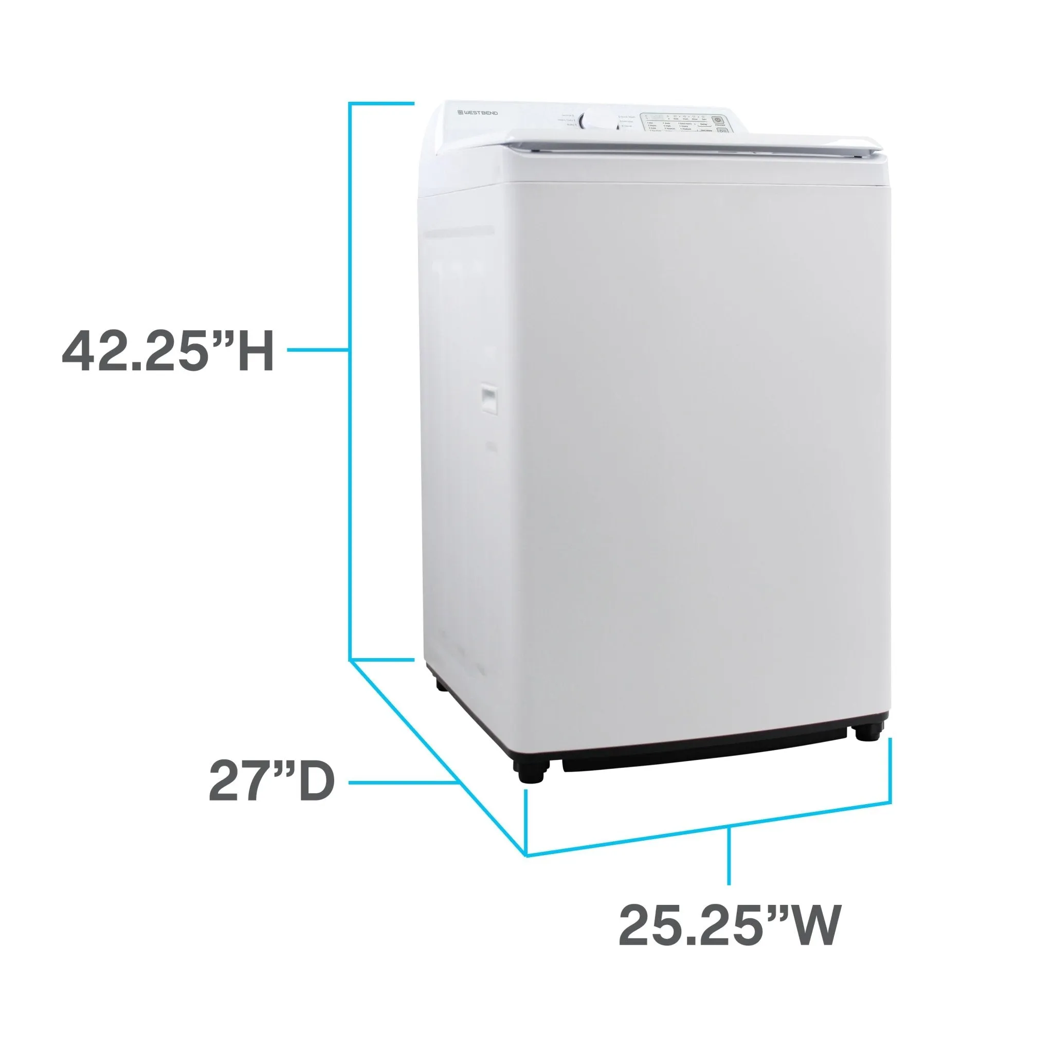 West Bend Top Load Washer, 4.4 cu. ft. Capacity