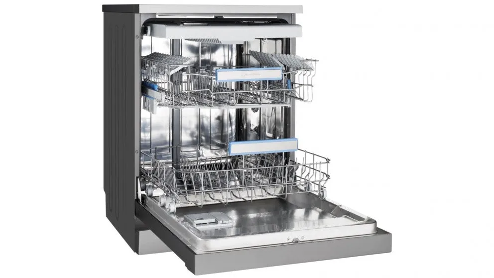 Westinghouse 60cm 15 Place Setting Freestanding Dishwasher with SensorWash Dark Stainless Steel WSF6608KXA
