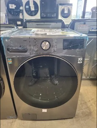 WM3850HVA - WASHERS - LG - Front Load - Silver - Open Box