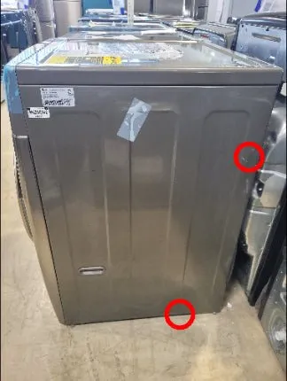 WM3850HVA - WASHERS - LG - Front Load - Silver - Open Box