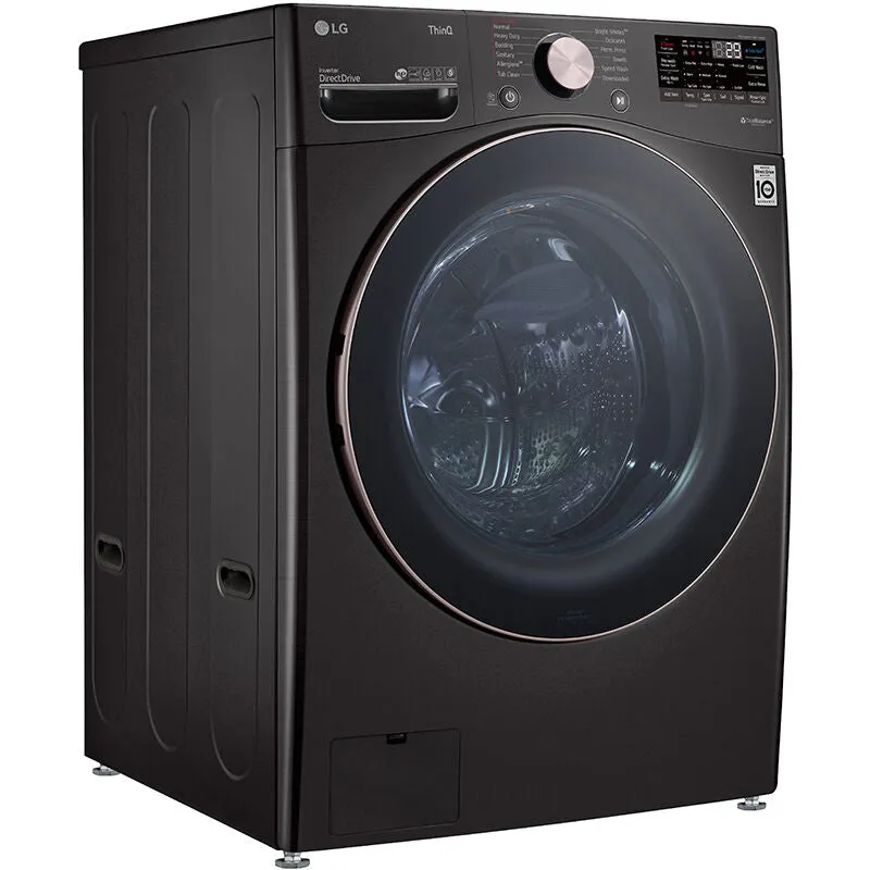 WM4100HBA - WASHERS - LG - Front Load - Black Stainless - Open Box