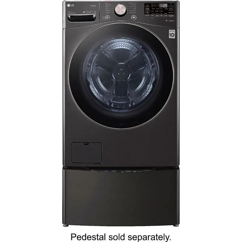 WM4100HBA - WASHERS - LG - Front Load - Black Stainless - Open Box