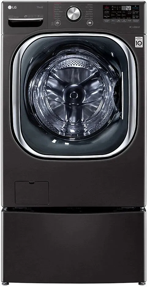 WM4500HBA - WASHERS - LG - Front Load - Black Stainless - Open Box