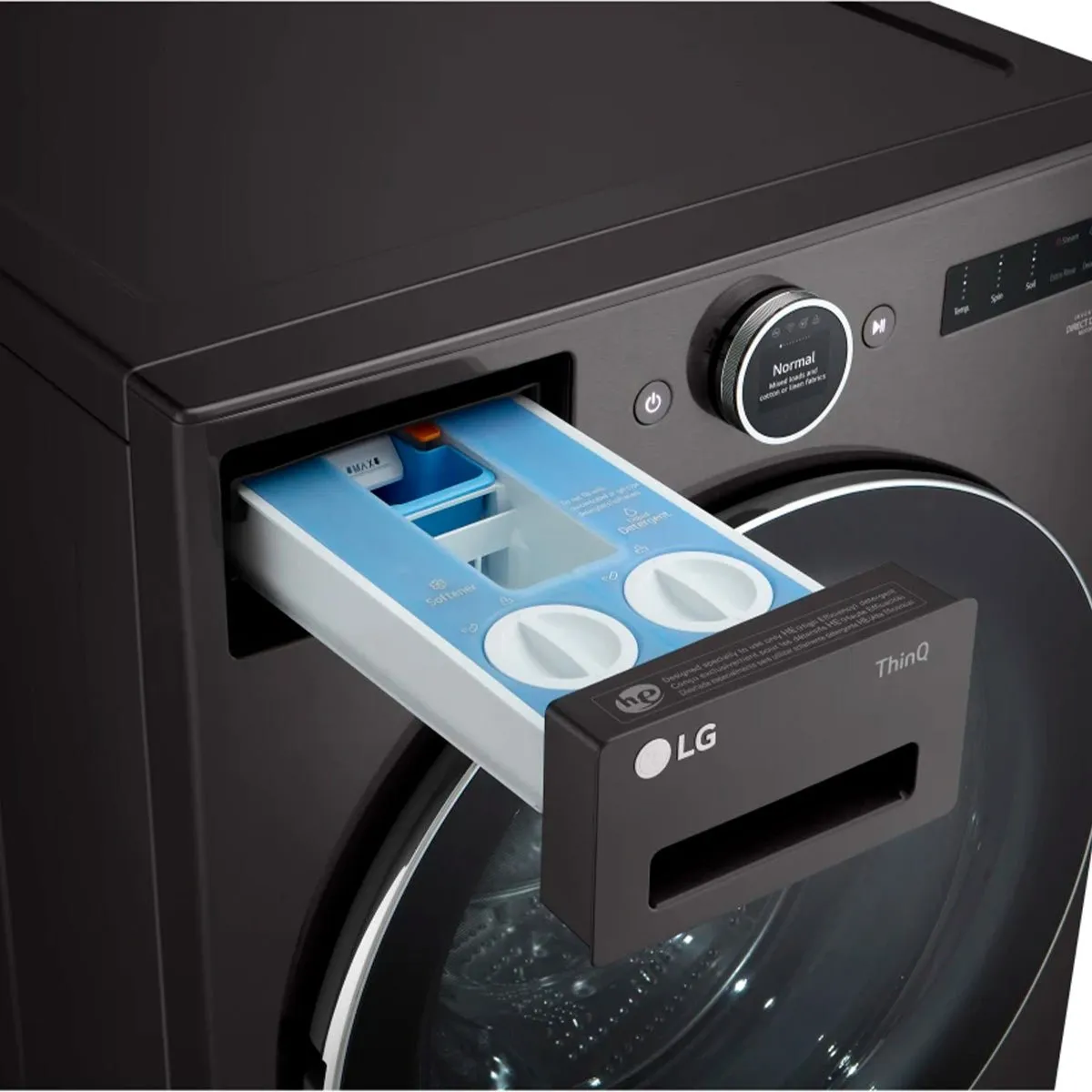 WM6700HBA - WASHERS - LG - Front Loading - Black - Open Box