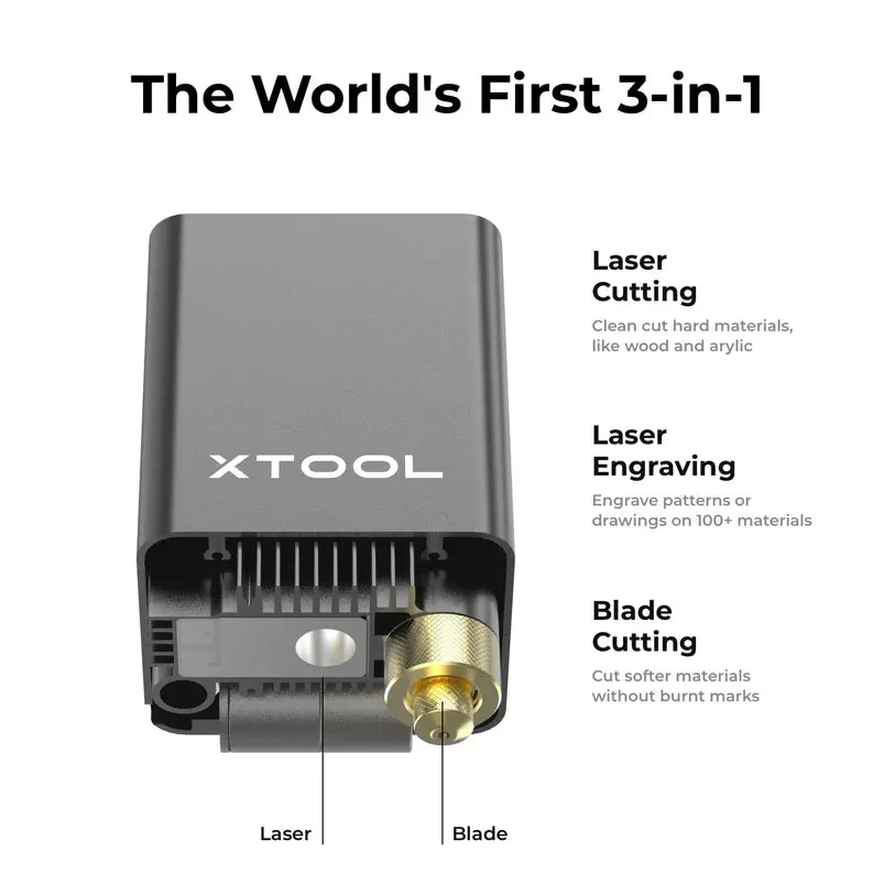 xTool M1 Laser Engraver and Vinyl Cutter - 10W