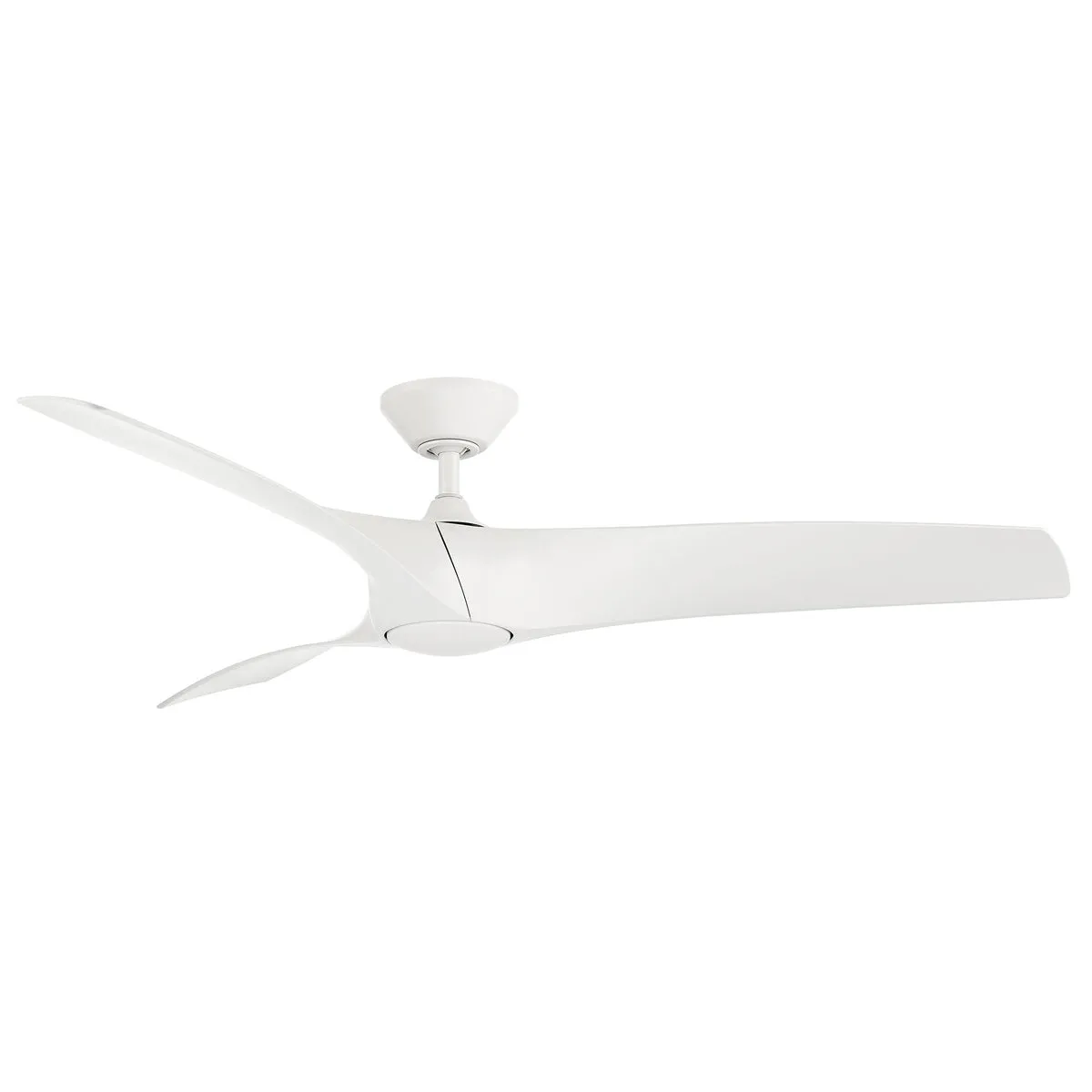 Zephyr 52" Ceiling Fan in Matte White