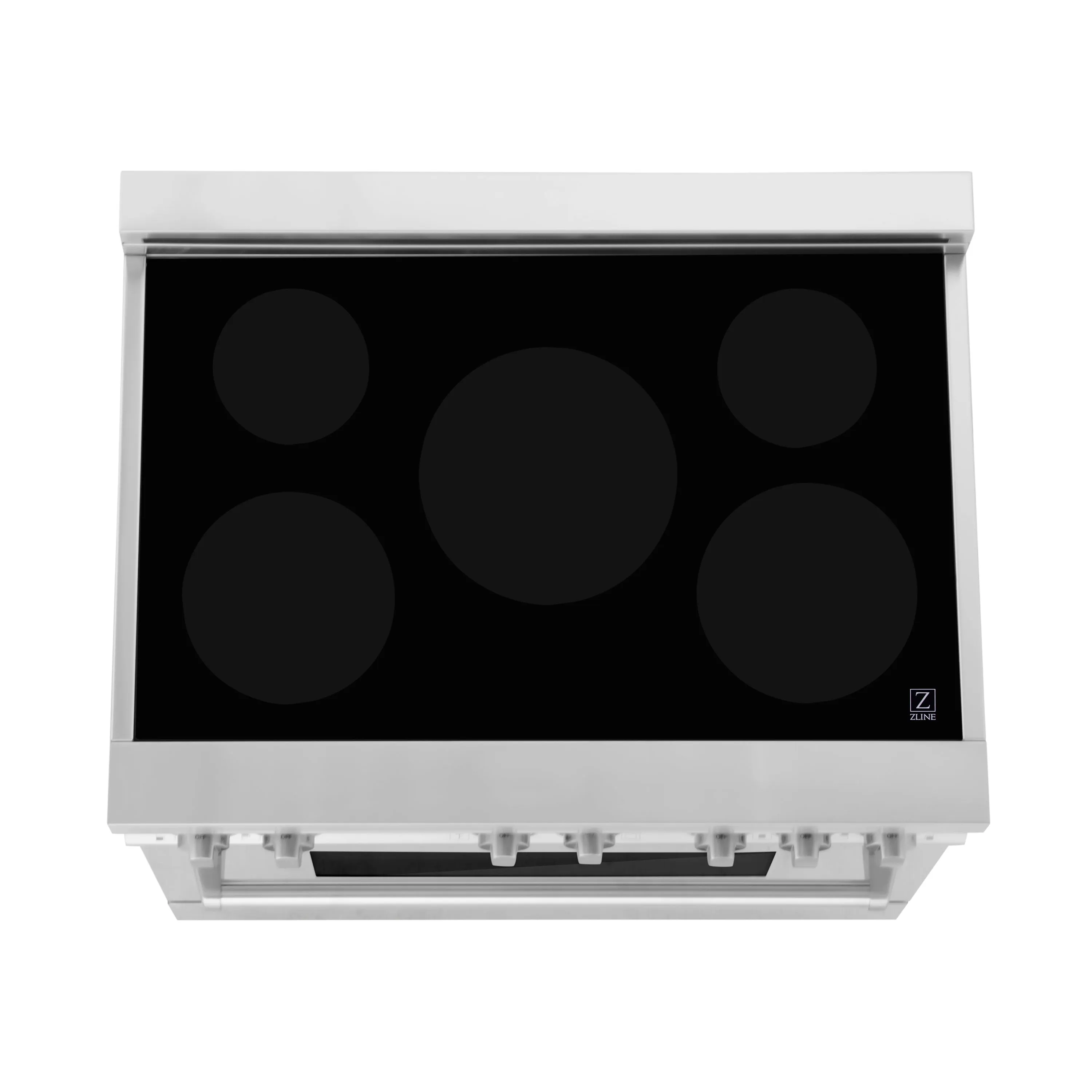 ZLINE 2-Piece Appliance Package - 36-Inch Induction Range, with Wall Mount Range Hood in Stainless Steel