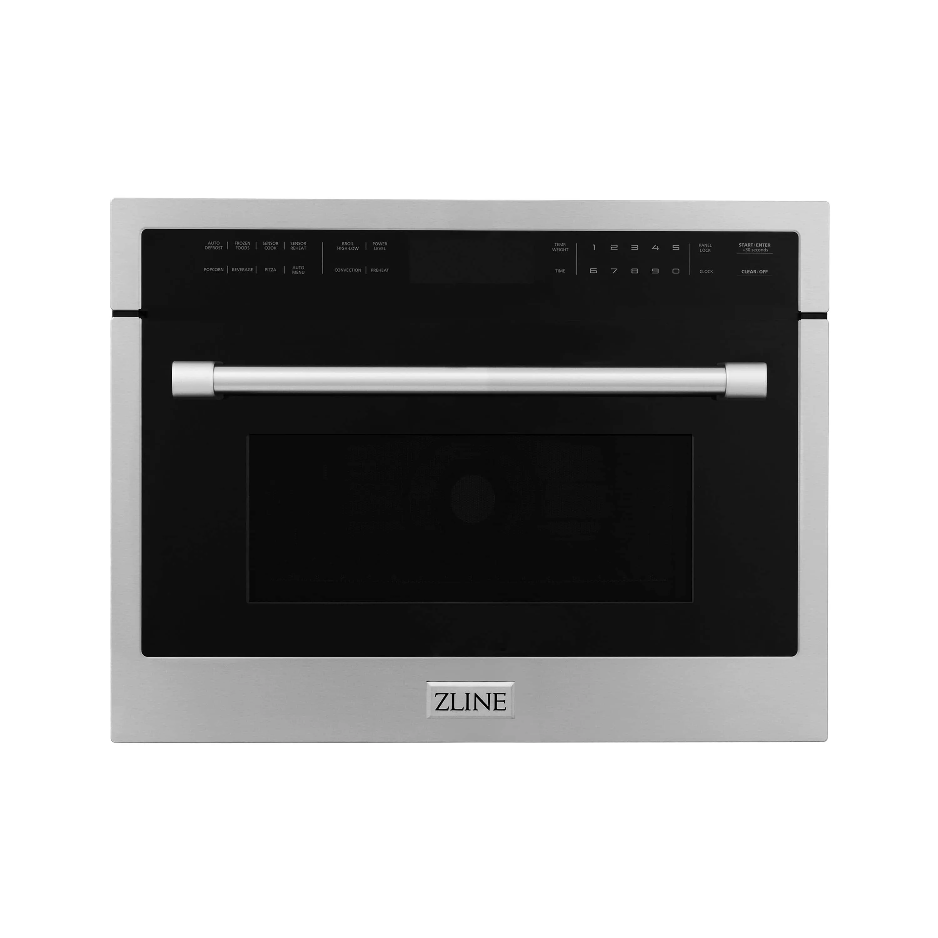 ZLINE 5-Piece Appliance Package - 30-Inch Induction Range, Wall Mount Range Hood, French Door Refrigerator, Dishwasher, and 24-Inch Microwave Oven in Stainless Steel